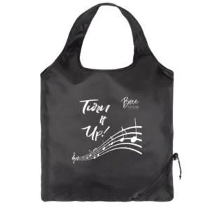 Turn It Up Foldable Shopping Tote Bag