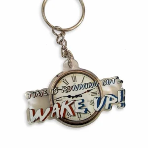 Wake Up! Keychain